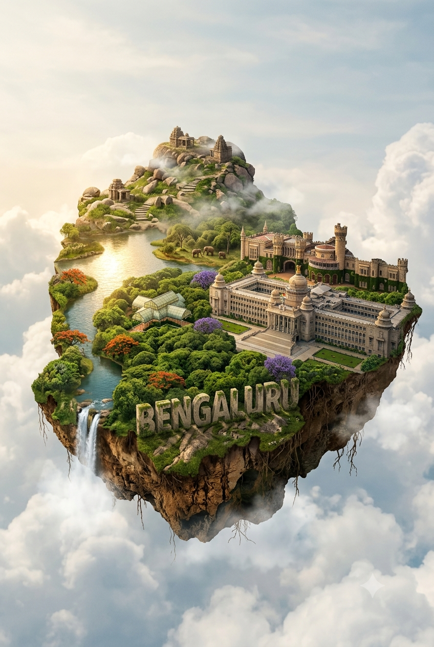 Floating Island Country Portrait