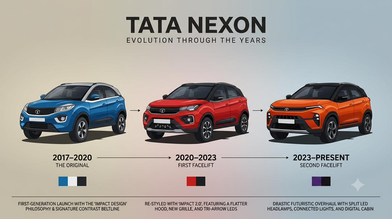 Vehicle Evolution Timeline Poster